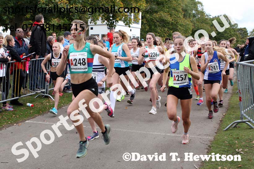 Womens under-17s 3 stage road relay, 2017 ERRA 6 and 4 Stage and Junior Relays. Photo:  David T. Hewitson/Sports for All Pics